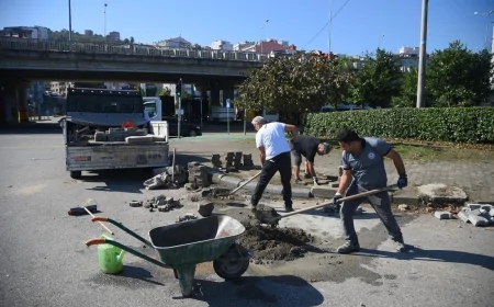 Giresun Belediyesi'nden Ulaşımı Kolaylaştıran Merdiven Projesi