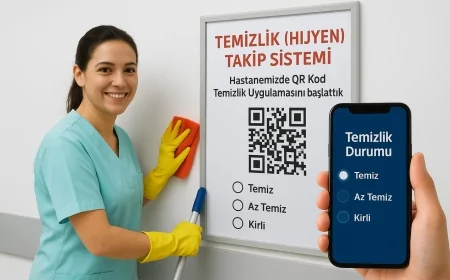 Giresun'daki Hastanede Hijyende Dijital Dönem: Temizlik QR Kod ile Takip Ediliyor