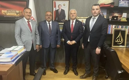 Giresun Belediye Başkanlarından Ankara'ya Ziyaret: Milletvekili Nazım Elmas, Meclis'te Ağırladı