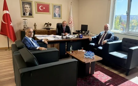 Giresun'un Sanayi Hamlesi Masaya Yatırıldı: AK Parti İl Başkanı Yılmaz'dan Ankara'da Kritik Ziyaret