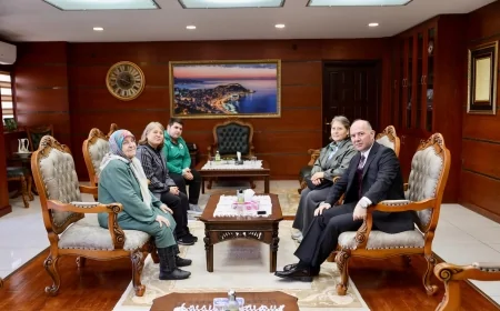 Giresun Valisi Serdengeçti, Şehit Ailesini Ağırladı