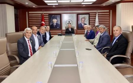 Giresun Valisi Serdengeçti, Görele Muhtarlarını Ağırladı: Sorun ve Talepler Ele Alındı