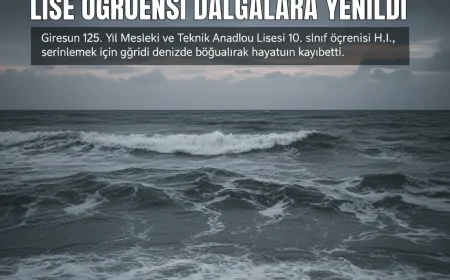 Giresun'da Acı Haber: Lise Öğrencisi Denizde Hayatını Kaybetti