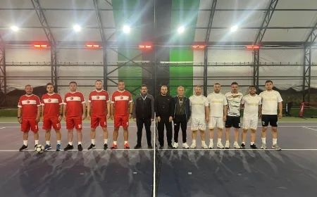 Kamu Personeli Sahada: Giresun'da Ayak Tenisi Heyecanı!