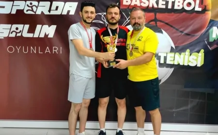 Giresun Eğitim ve Araştırma Hastanesi Masa Tenisinde Şampiyonluğa Ulaştı