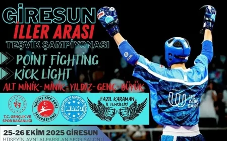 Giresun'da Nefes Kesecek Kick Boks Şöleni Başlıyor!
