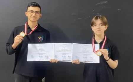 Giresun Fen Lisesi'nden Uluslararası Bilim Arenasında Çifte Başarı