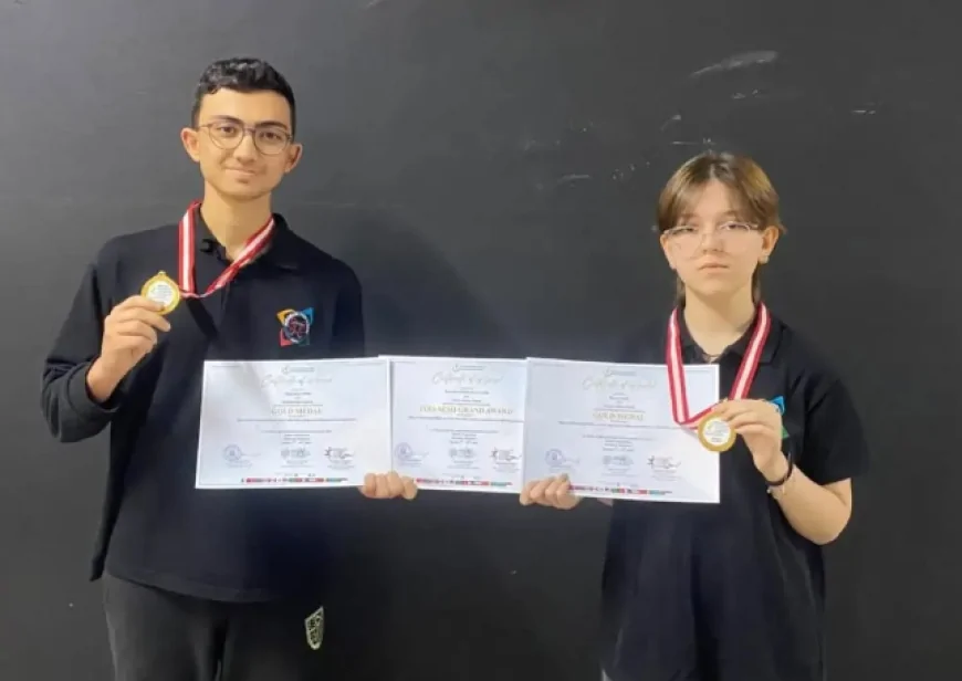 Giresun Fen Lisesi'nden Uluslararası Bilim Arenasında Çifte Başarı