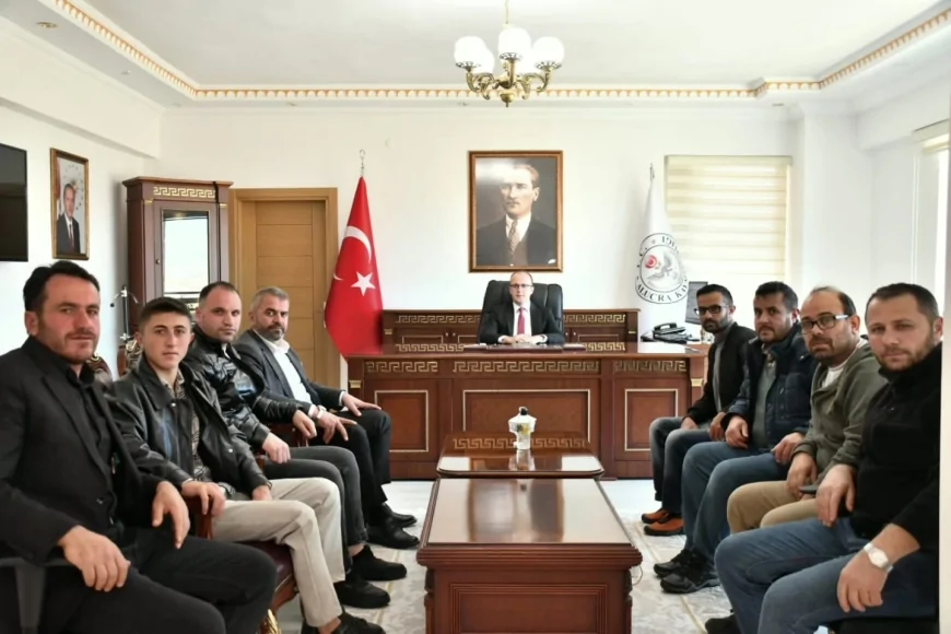 Alucra Kaymakamı Azman'a Ziyaret Akını: Yargı ve Siyasi Parti Temsilcilerini Ağırladı