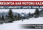 Giresun’da Kar Motoru Kazası: Savcı Çevik Yaralandı