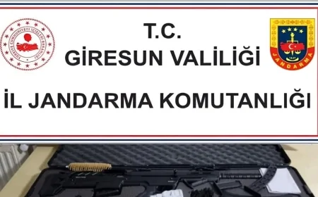 Giresun'da Silah Kaçakçılığı Operasyonu: 5 Gözaltı