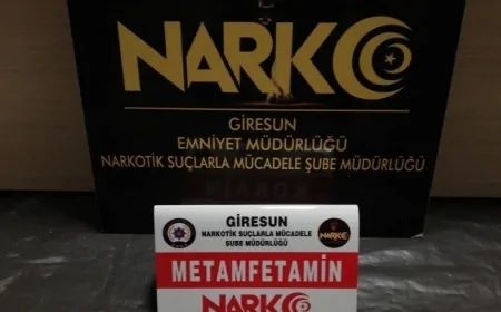 Giresun'da Uyuşturucu Operasyonu: Metamfetamin ve Payp Ele Geçirildi