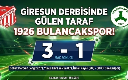 Giresun Derbisinde Gülen Taraf 1926 Bulancakspor Oldu