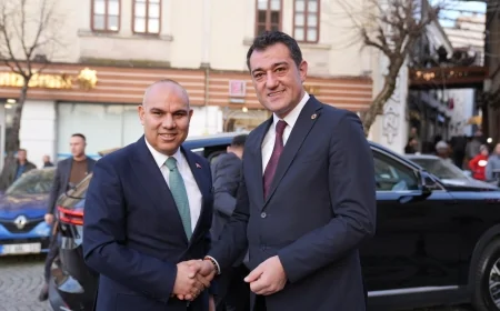 Giresun Valisi Mustafa Koç'tan Belediye Başkanı Fuat Köse'ye İade-i Ziyaret