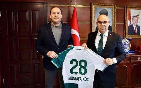 Giresunspor Yönetiminden Vali Koç’a "Hayırlı Olsun" Ziyareti