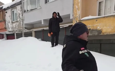 Giresun Bektaş Yaylası'nda Kar Esareti: Kar Kalınlığı 5 Metreyi Buldu!