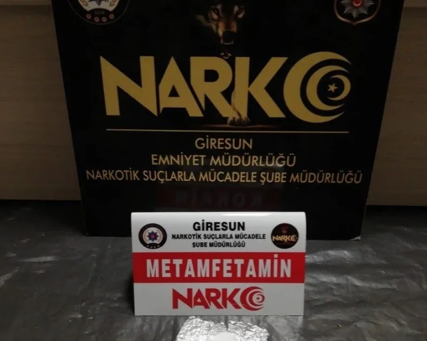 Giresun'da Uyuşturucu Operasyonu: Metamfetamin ve Payp Ele Geçirildi
