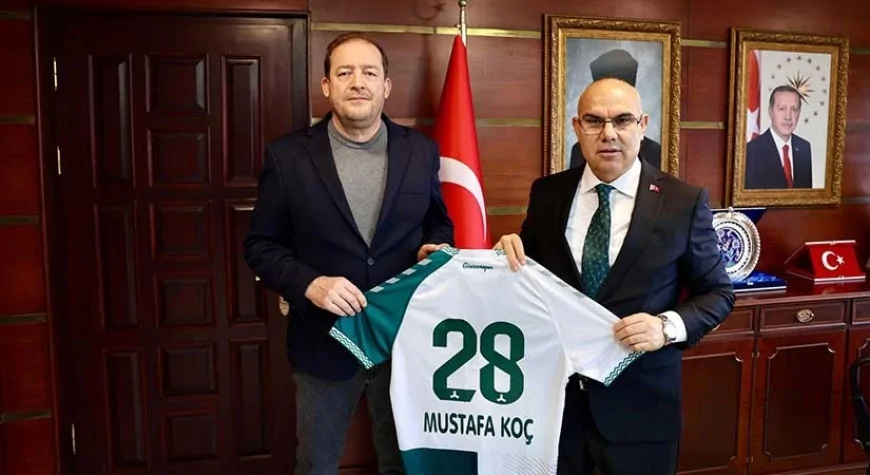 Giresunspor Yönetiminden Vali Koç’a "Hayırlı Olsun" Ziyareti